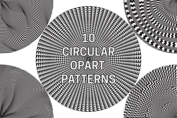 10 Circular Opart Patterns: A Journey Through Optical Art