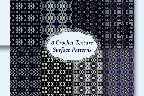 8 Gothic Texture Surface Patterns: A Blend of Victorian, Bohemian, and Artisanal Elegance