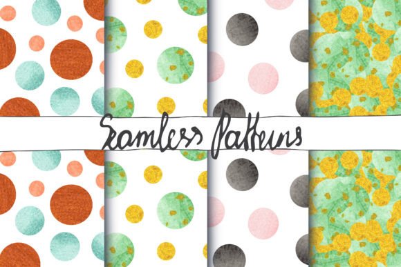 Big Confetti Seamless Patterns: A Versatile Design Resource