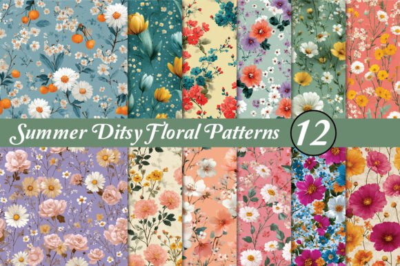 Bring the Charm of Summer Ditsy Floral Patterns to Your Creative Projects