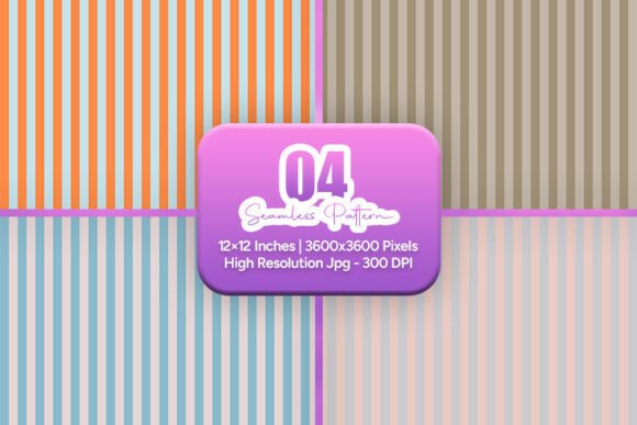 Colorful Striped Seamless Patterns