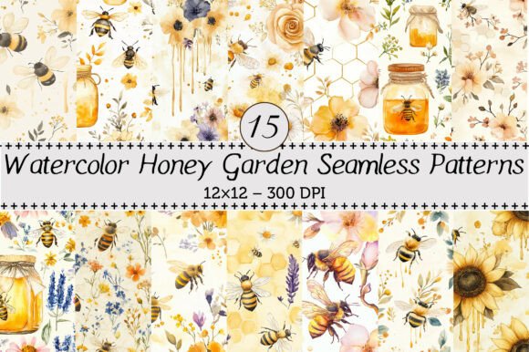 Honey Garden Seamless Patterns: A Strategic Tool for Creative and Business Success