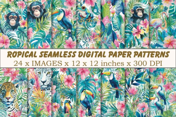Tropical Seamless Digital Paper Patterns: A Practical Guide for Designers and Creatives